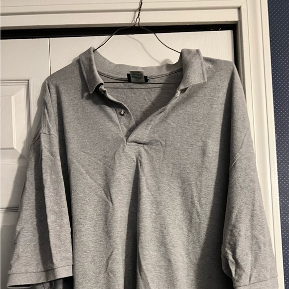 Men’s slightly use 3X Outer Banks collared, short sleeve grey shirt - Picture 1 of 2